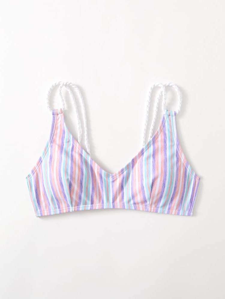  Striped Women Bikini Tops 4466