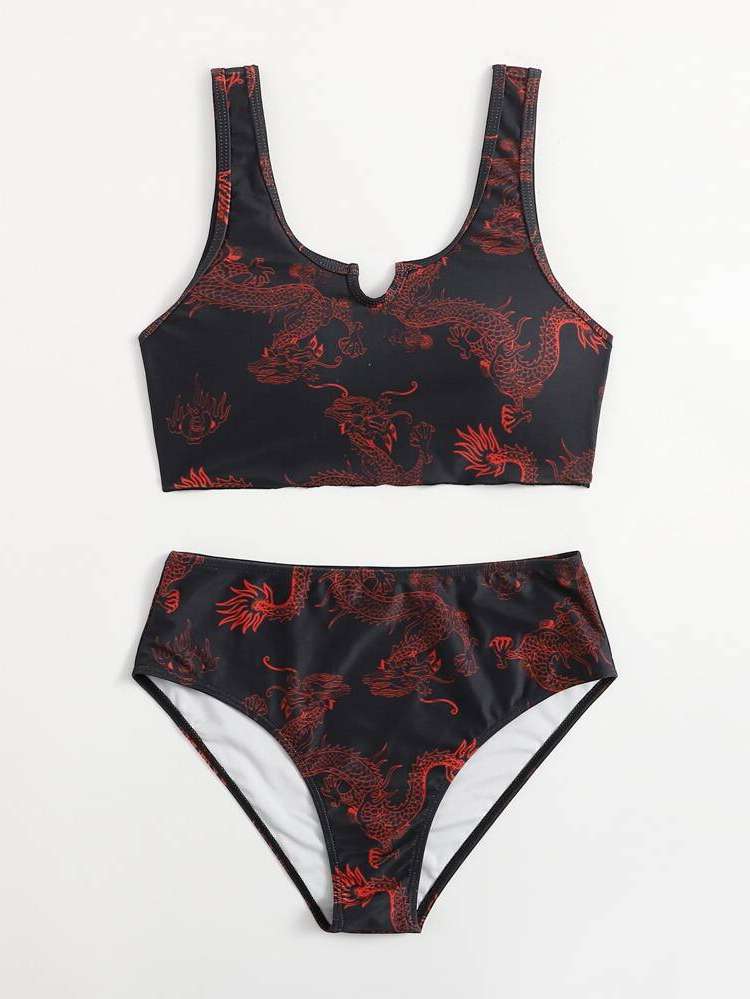 Animal  Casual Women Swimwear 51