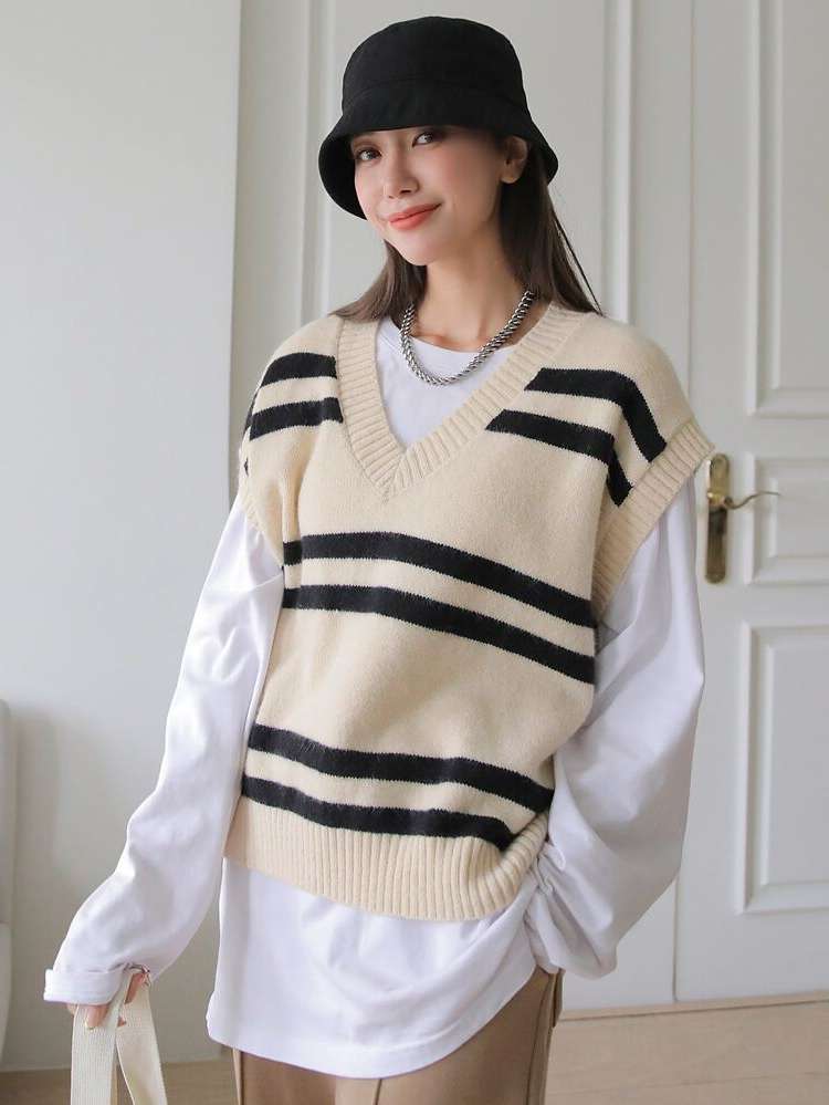 Casual Oversized  Women Sweater Vests 2741