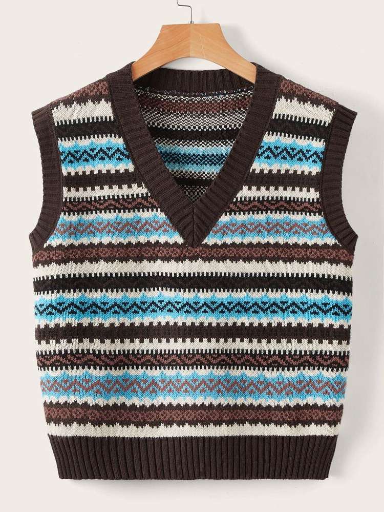 V neck  Women Sweater Vests 3480