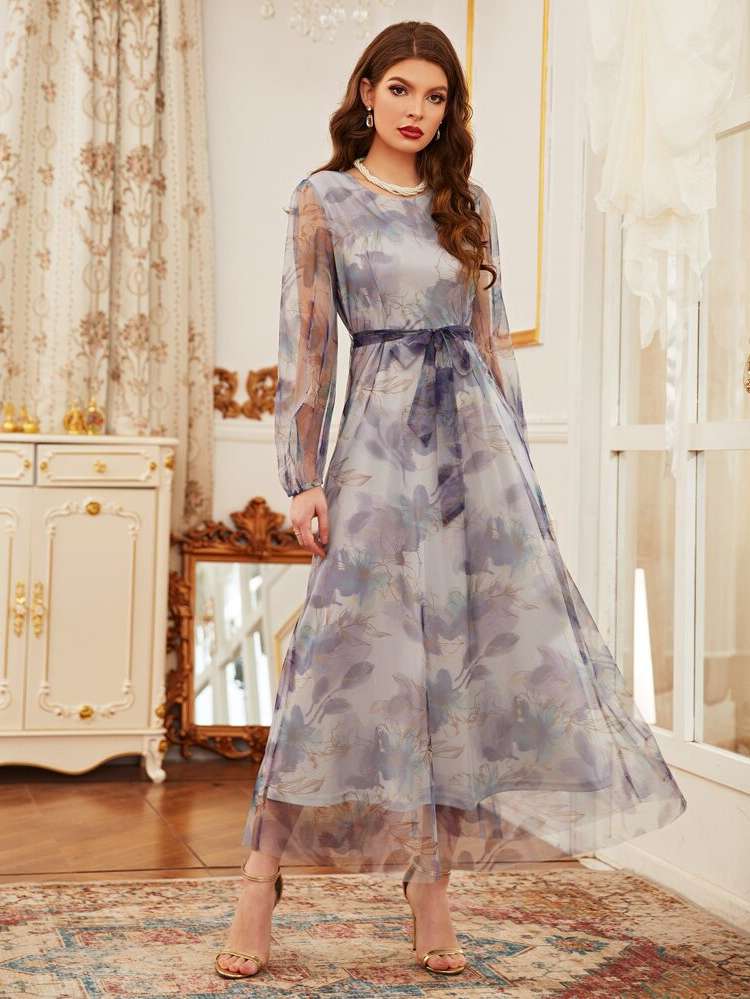  Long Sleeve Maxi Regular Fit Women Clothing 187