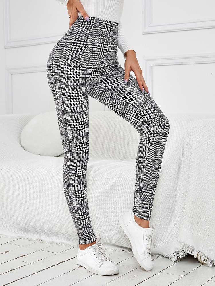  Plaid Casual Women Bottoms 2747