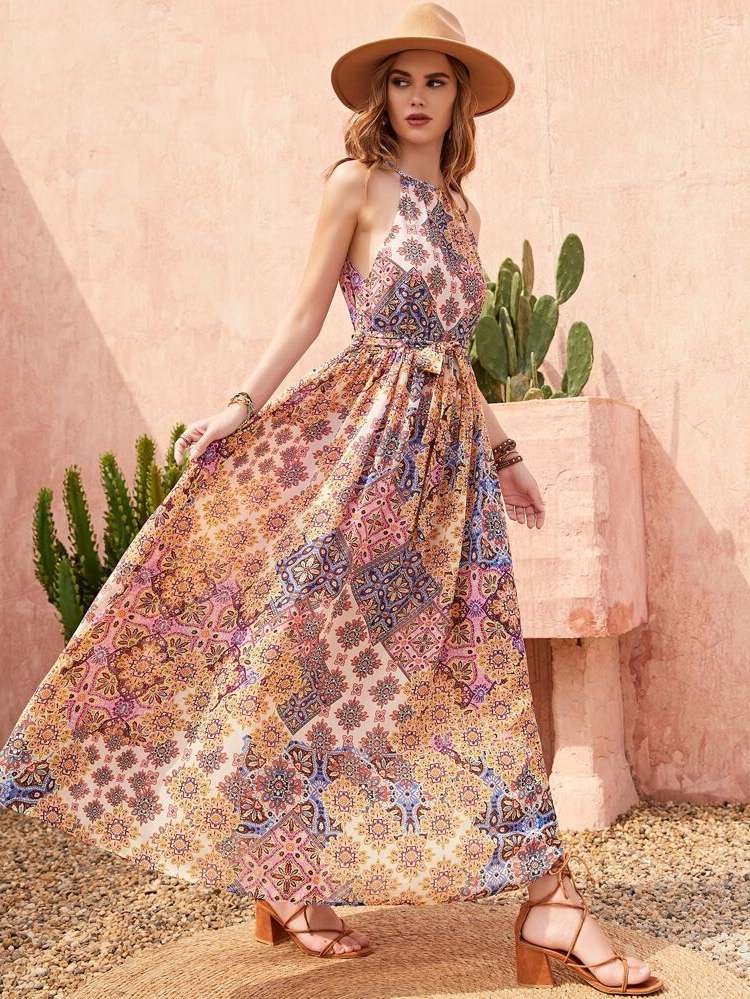  Maxi Multicolor Women Dresses 9291