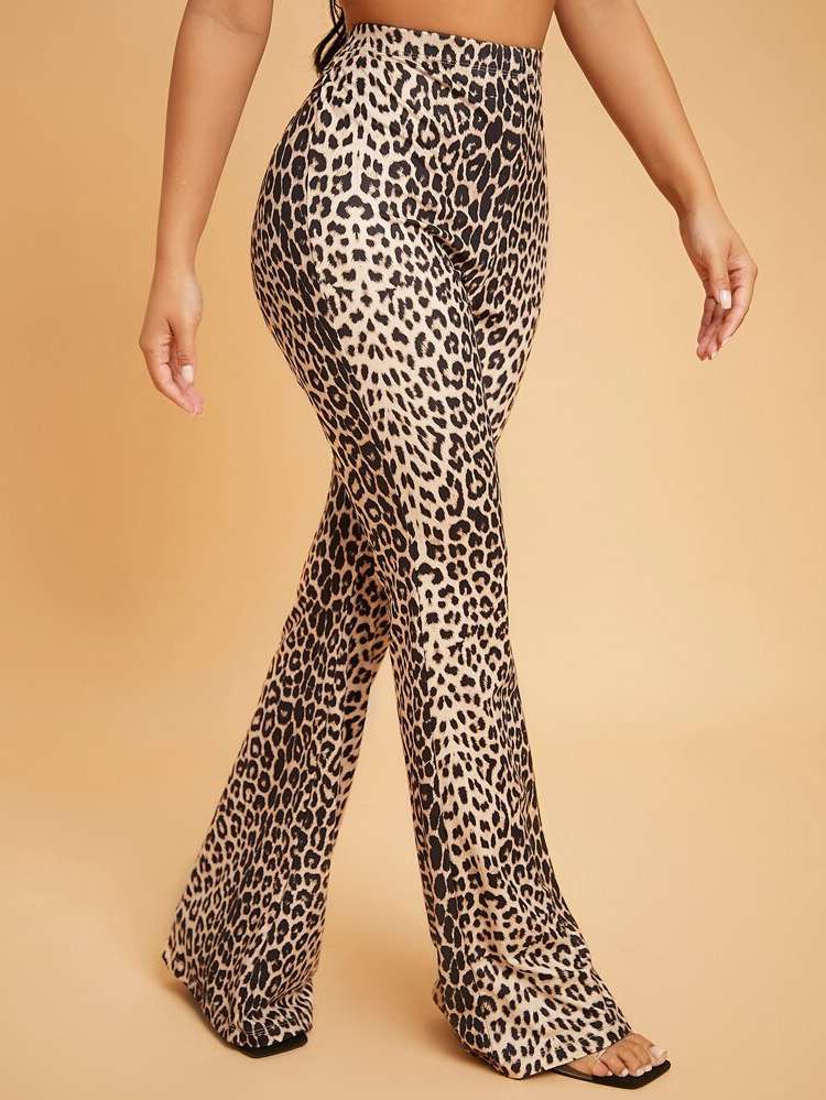  Leopard Long Women Bottoms 1041