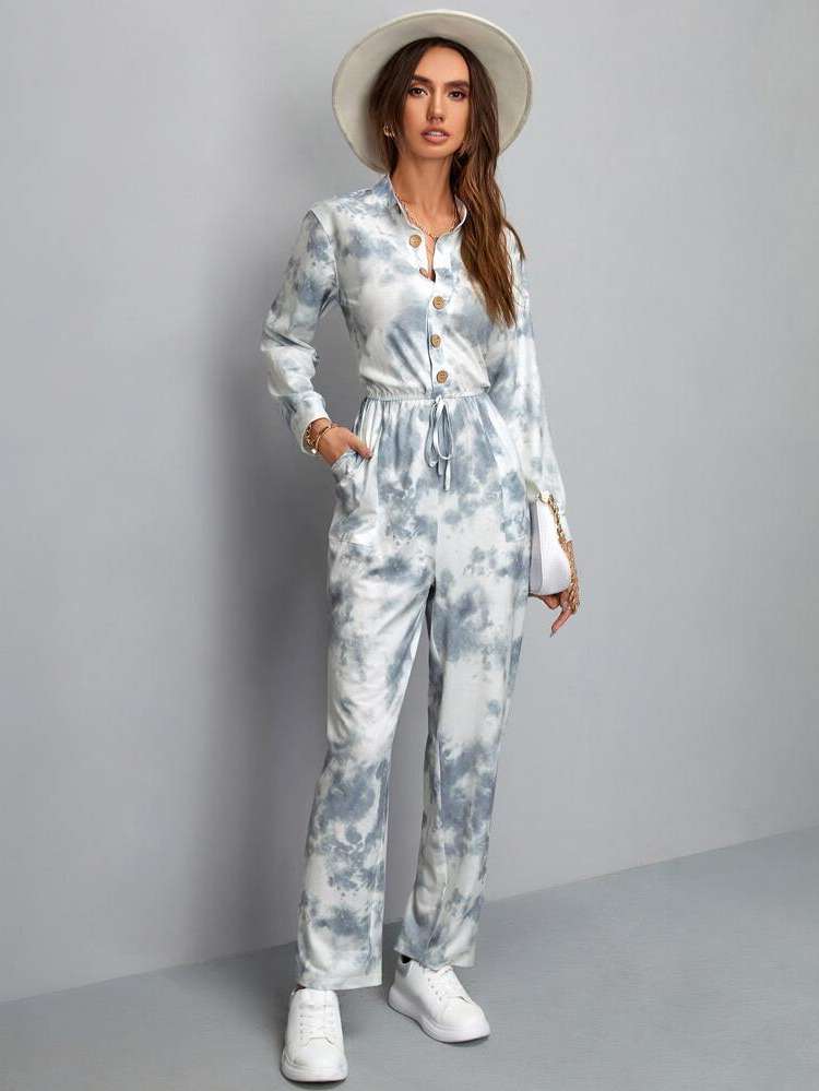 Multicolor Boho Long Regular Fit Women Jumpsuits 3057