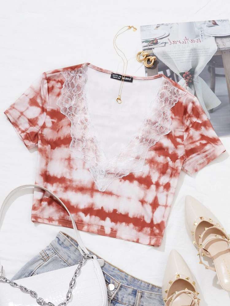  Short Sleeve Slim Fit Women Tops, Blouses  Tee 5099