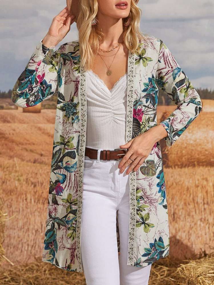 Short Boho Long Sleeve Women Clothing 2956