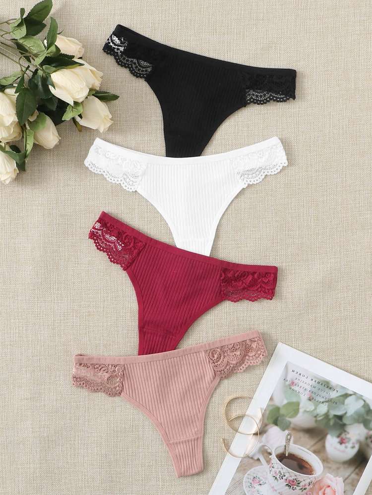 Multicolor  Simple Women Panties 975