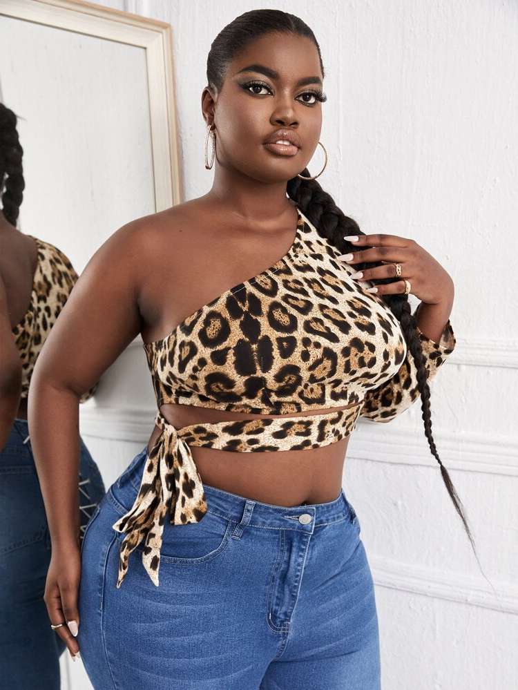   Crop Plus Size Women Tops 2271