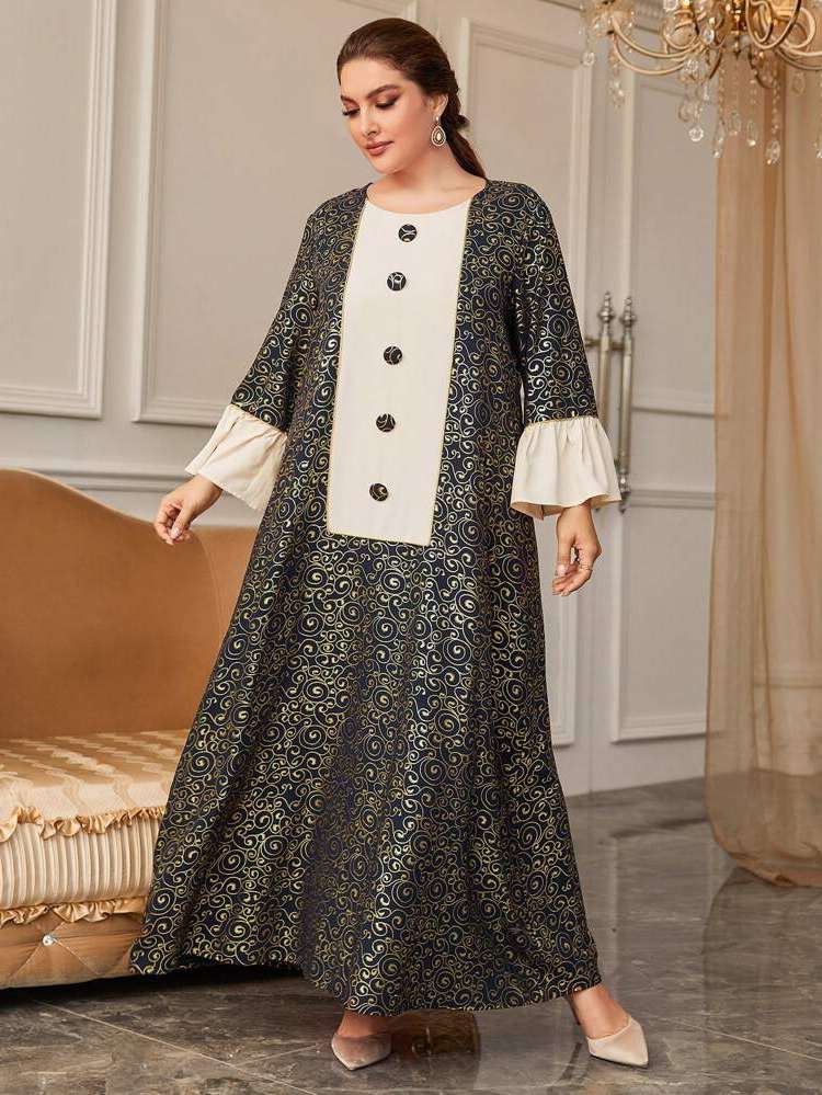  Modest Long Sleeve Women Plus Clothing 8531