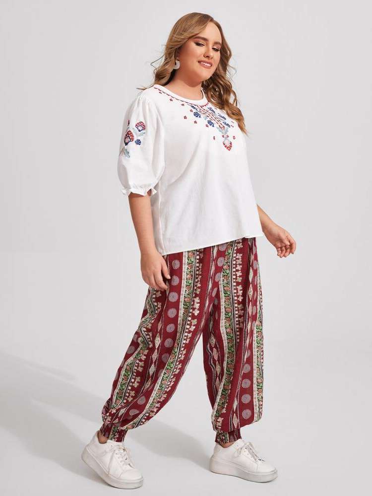  Boho Plus Size Co-Ords 523