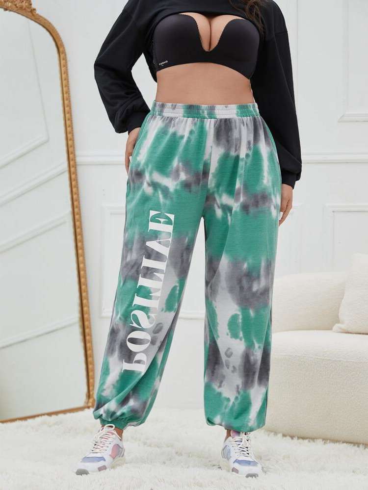  Tie Dye Regular Fit Women Plus Clothing 6261