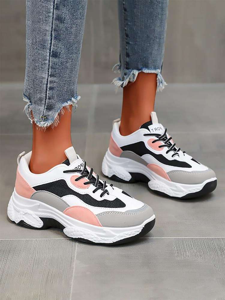  Colorblock Sporty Shoes 730