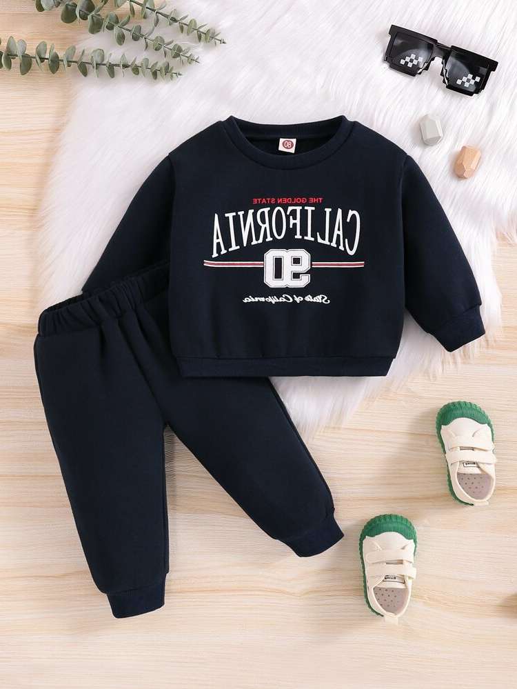  Long Sleeve Letter Baby Clothing 231