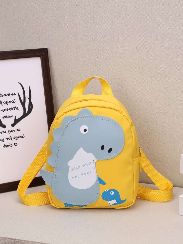 Navy Blue Cartoon  Kids Backpacks 7807