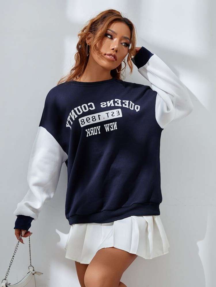  Regular Oversized Letter Women Clothing 207