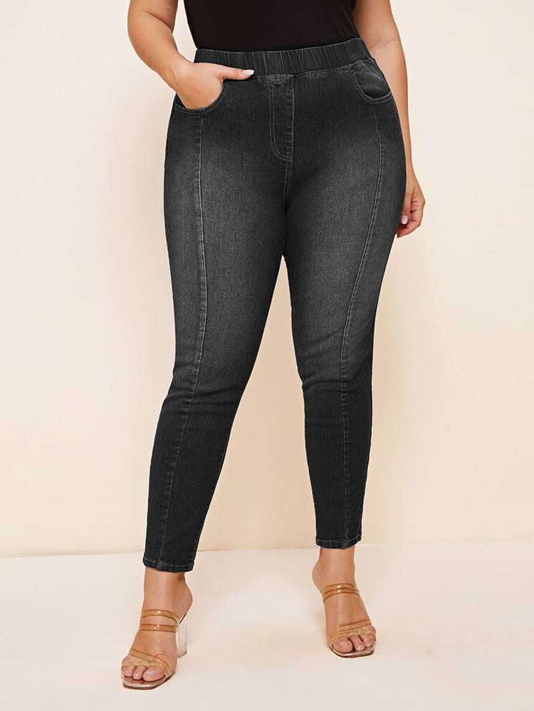  Long Plus Size Denim 9895