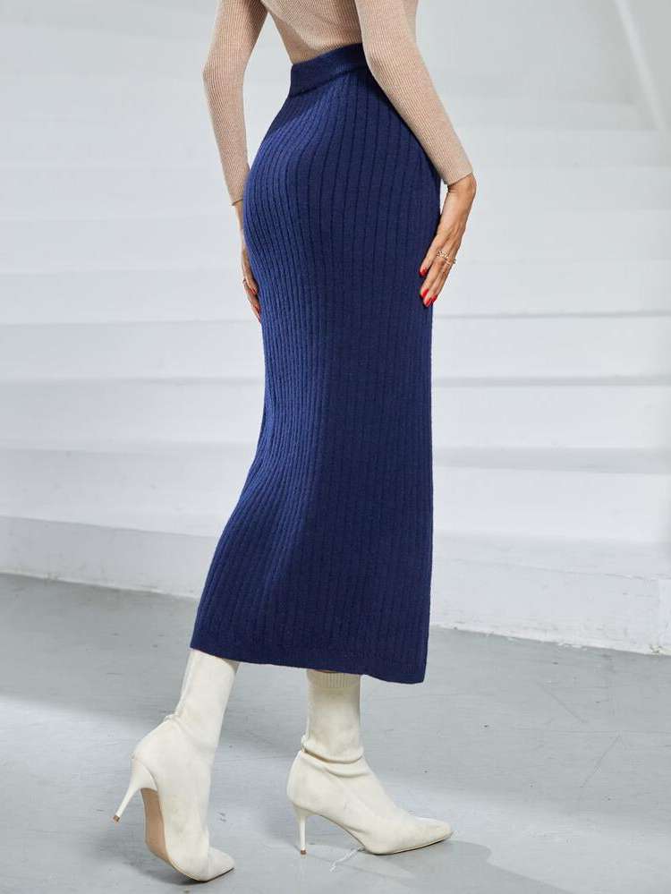  Plain  Women Knitwear 7755