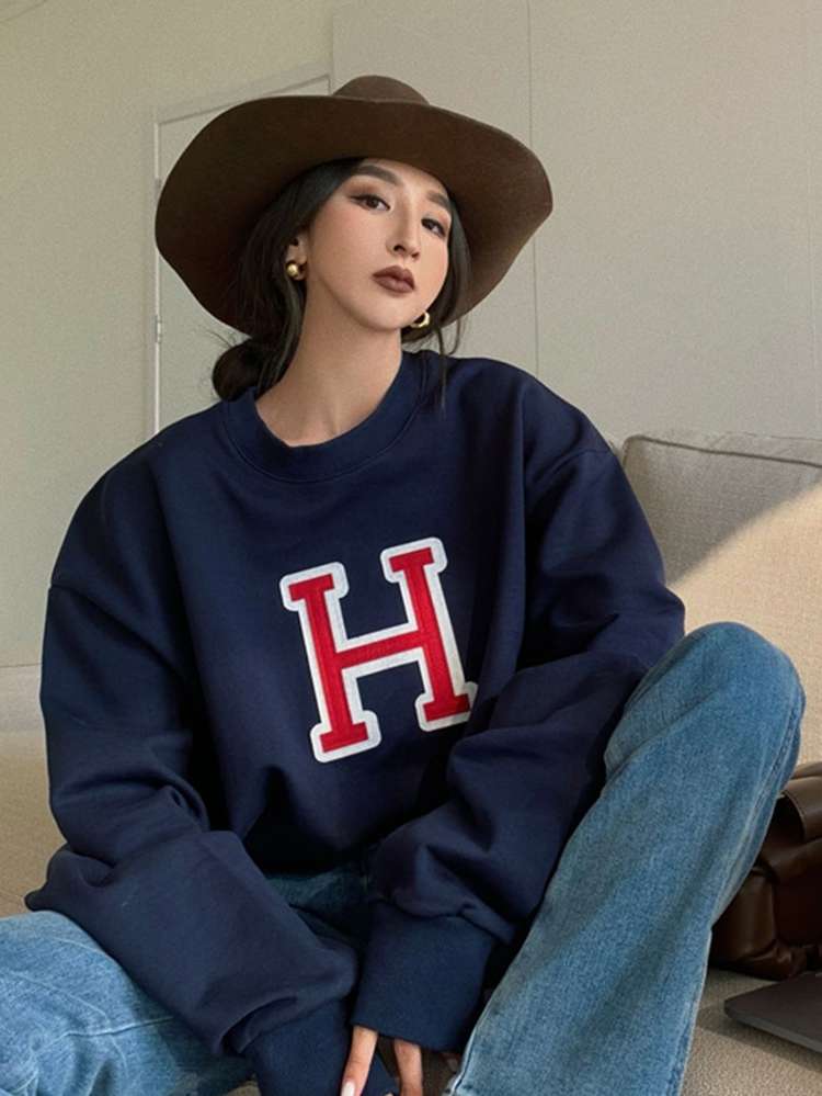  Oversized Long Sleeve Women Sweatshirts 2997