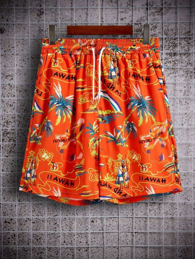  Tropical Men Swimwear 3488