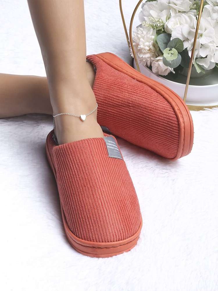  Fashionable Orange Women Slippers 418