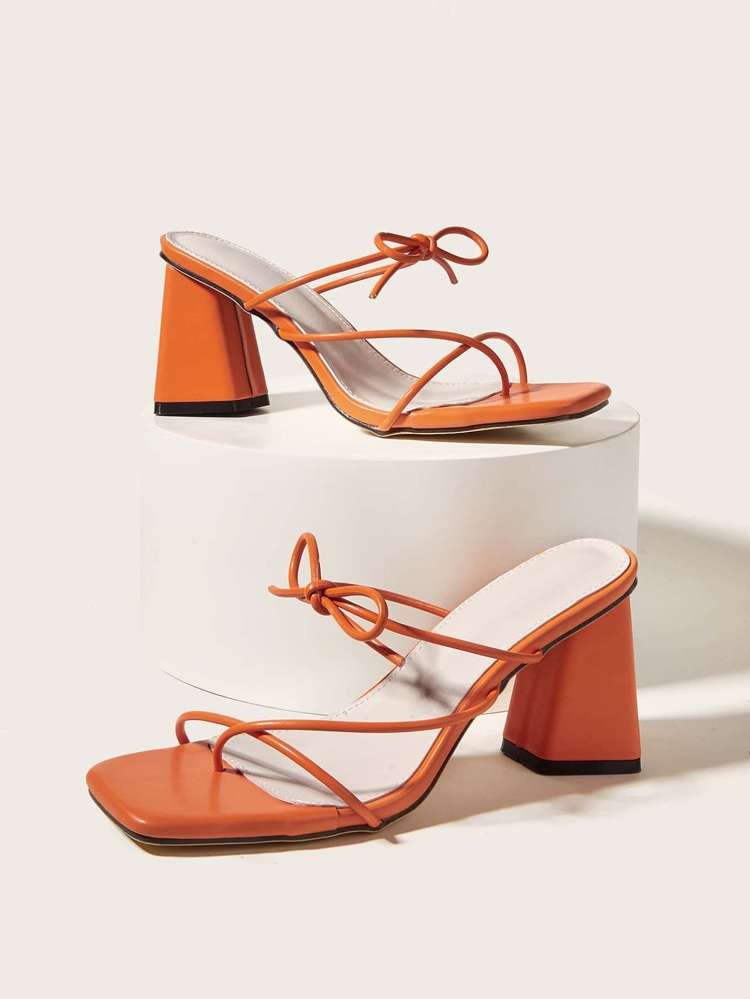  Orange Fashionable Shoes 9418