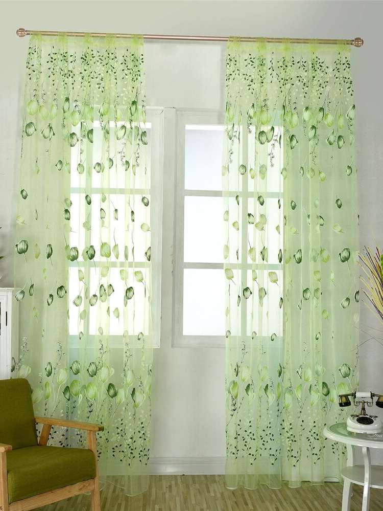   Floral Curtains  Accessories 7260