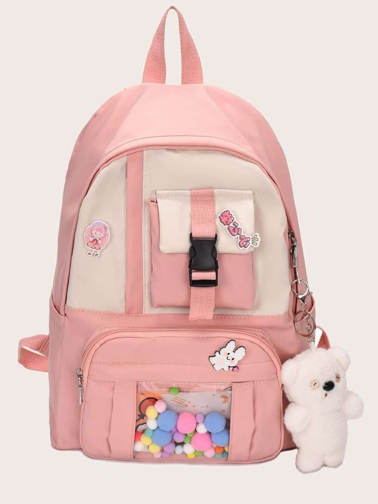 Pink  Kids Backpacks 2745