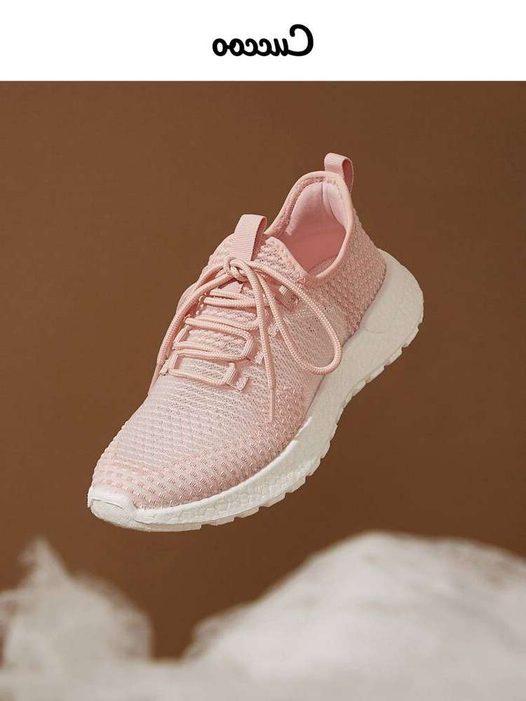  Plain Pink Women Sneakers 3629