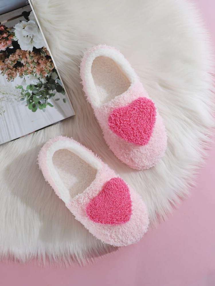 Colorblock Appliques Women Slippers 5695