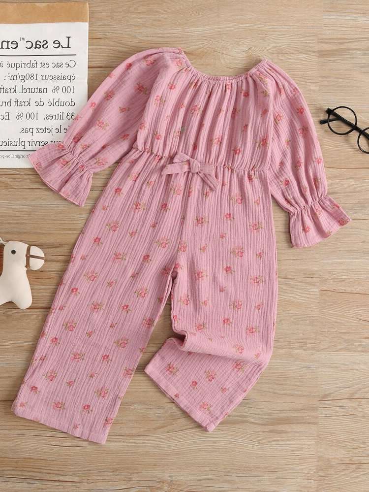 Casual Pink Regular Fit Kids Clothing 8812