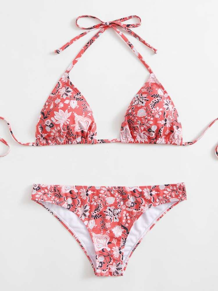 Halter Floral  Women Bikini Sets 269