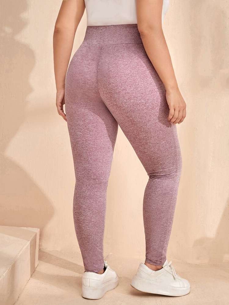 Sporty Pink  Plus Size Bottoms 4356