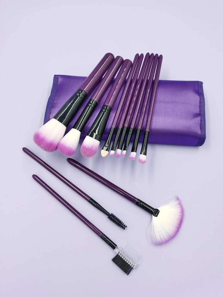  Purple  Makeup Brushes 3821