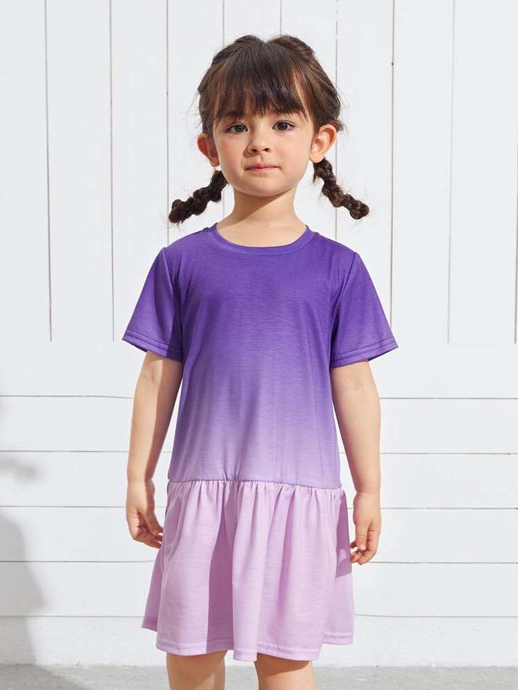 Midi Casual Ombre Toddler Girls Clothing 740