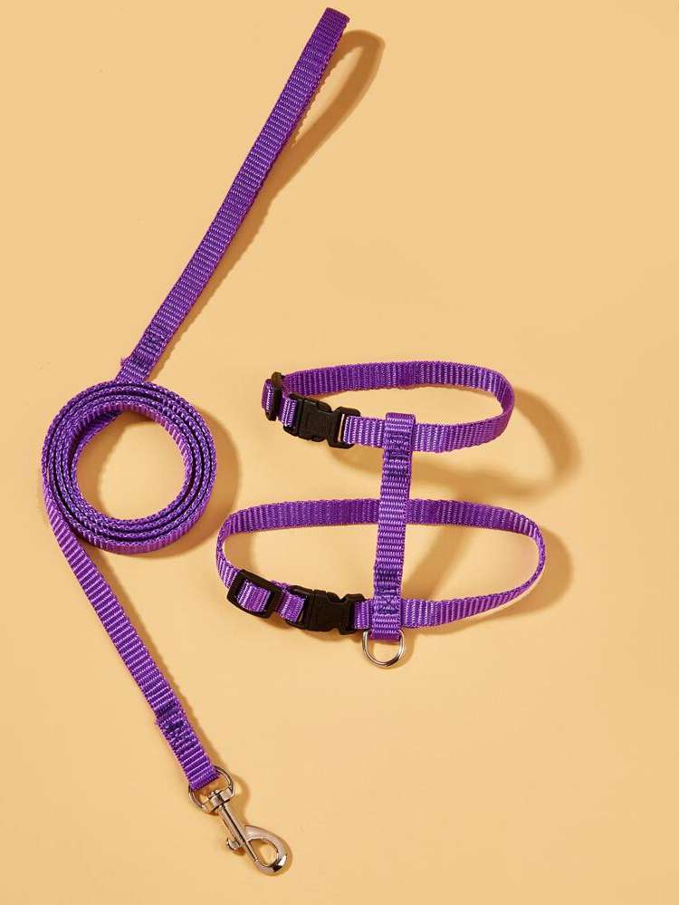   Plain Pet Collars, Leashes  Harnesses 9457