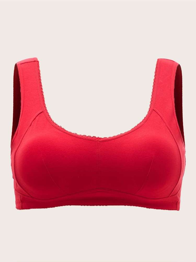  Simple Plain Plus Size Bras  Bralettes 6988