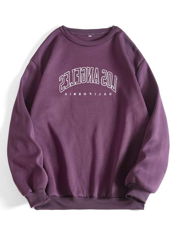  Casual Letter Women Sweatshirts 680