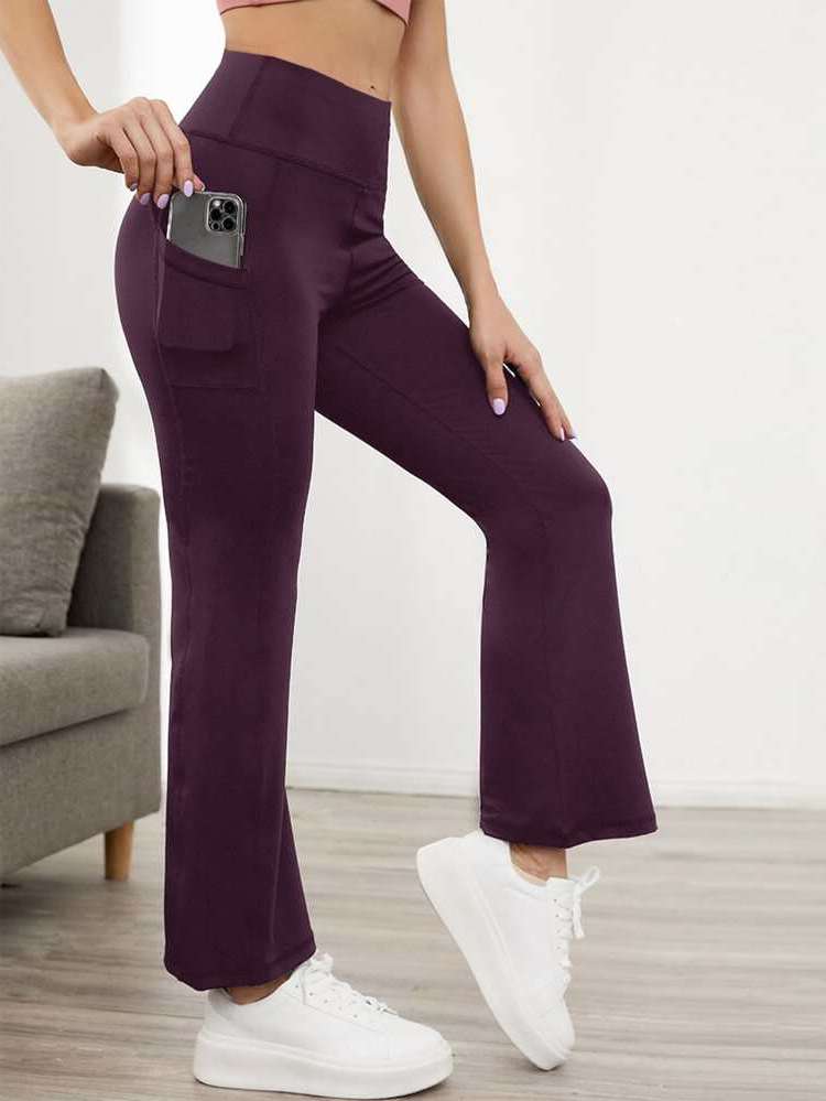  Purple  Women Sports Pants 8926