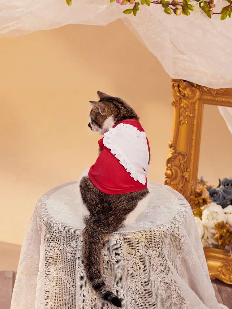  Red and White Pet Clothing 1425