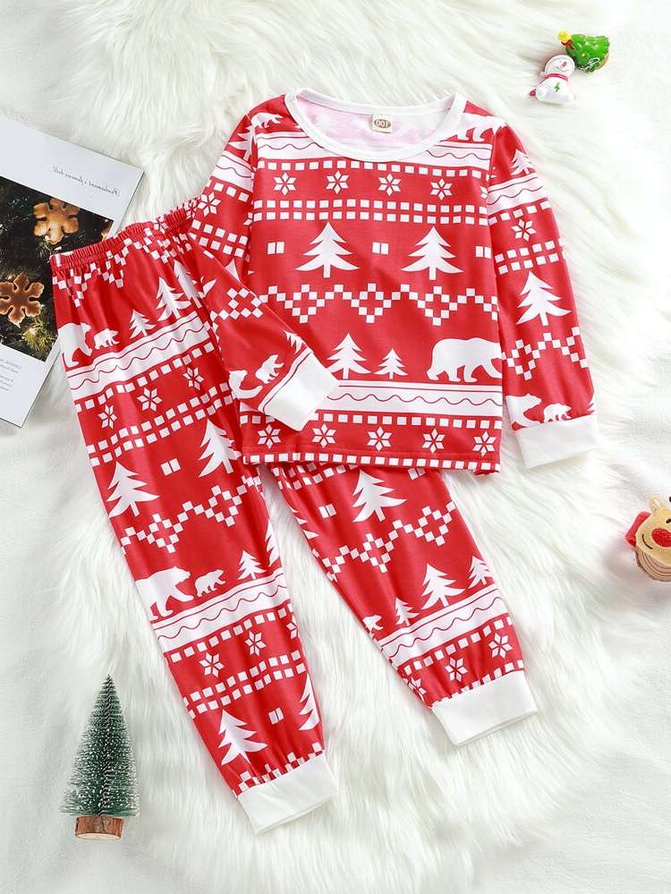 Long Sleeve  Cute Kids Underwear  Sleepwear 5963