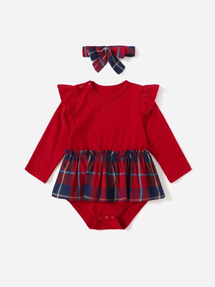  Long Sleeve Ruffle Baby  Mom 351