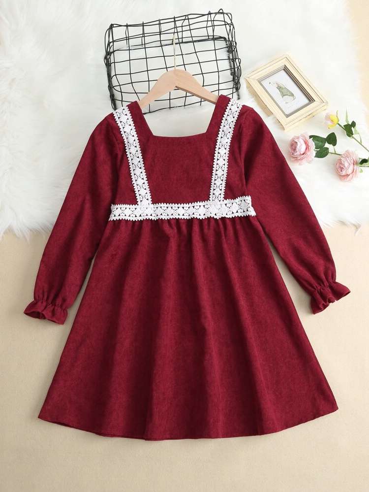  Long Sleeve Red Girls Clothing 8877