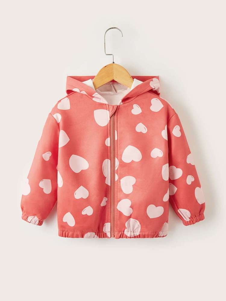 Regular Casual Red Regular Fit Toddler Girls Outerwear 5721