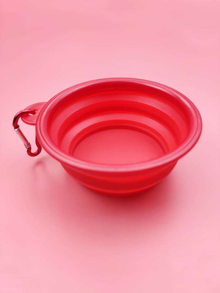  Plain Red Pet Travel Bowls  Bottles 413