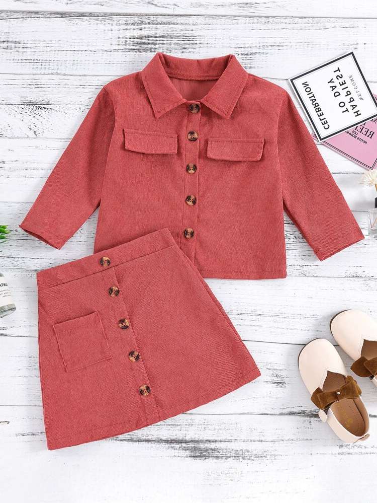  Casual Red Long Sleeve Kids Clothing 908