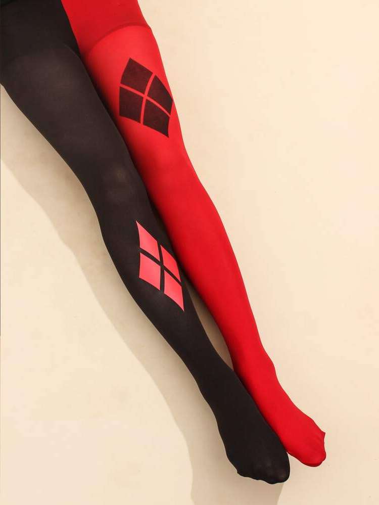   Geometric Women Tights 204