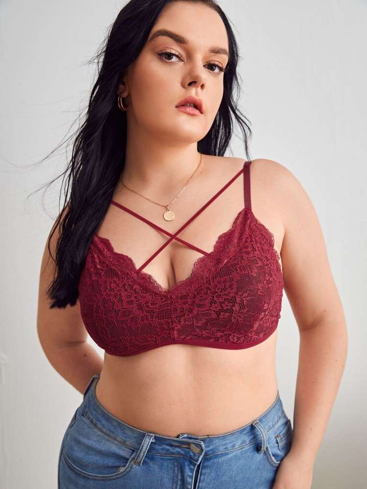  Red Plus Size Bras  Bralettes 39