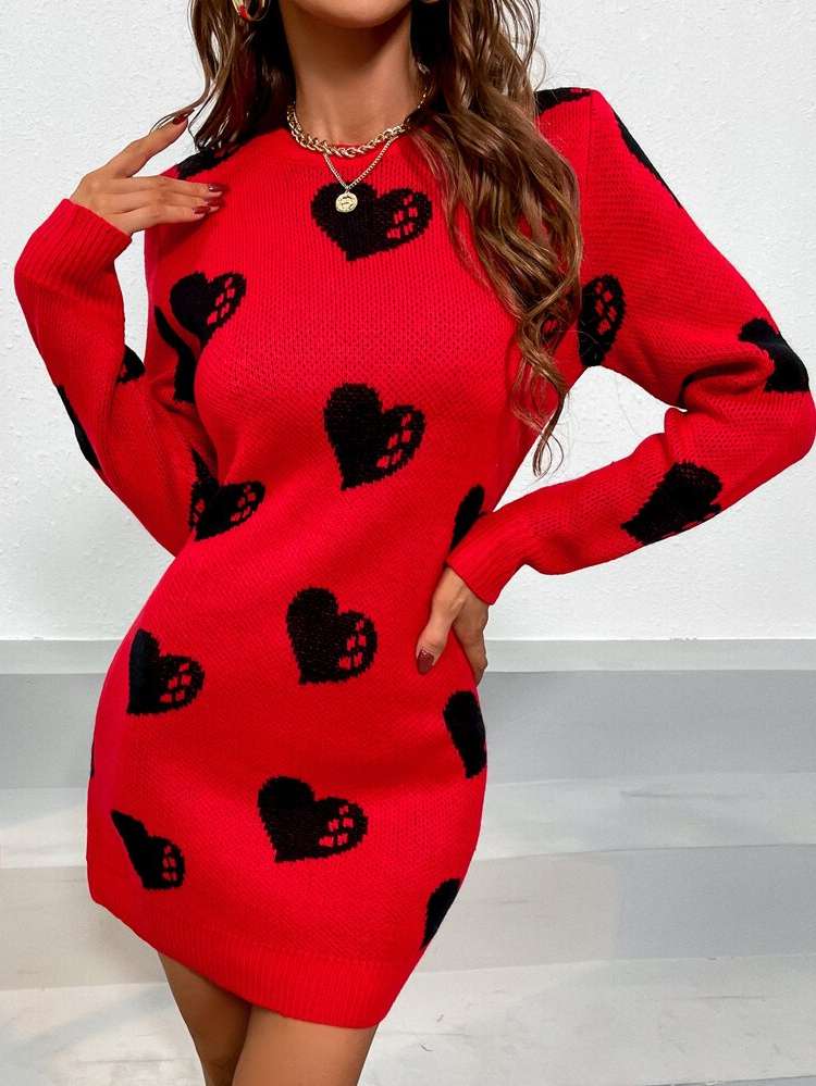 Long Sleeve Mini Regular Fit Women Knitwear 399