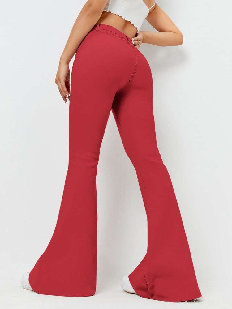  Red Regular Fit Women Jeans 776